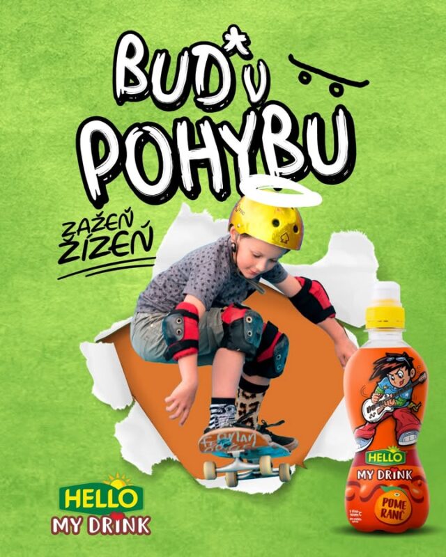 💥Hýbej se, bav se, doplň energii! 💪
S HELLO My Drink zvládneš každý trik 🍊✨

#HelloMyDrink #BudVPohybu